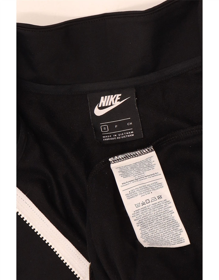 Damska kurtka dresowa NIKE UK 10, mała, czarna, poliester