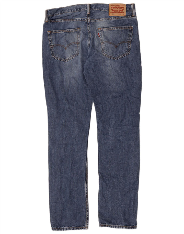 Męskie jeansy Levi's 511 Slim W33 L32 Niebieskie bawełniane
