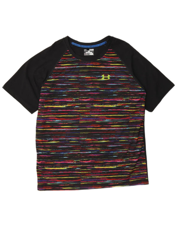 Męska koszulka t-shirt Under Armour Heat Gear 2XL w kolorze czarnym z plamkami