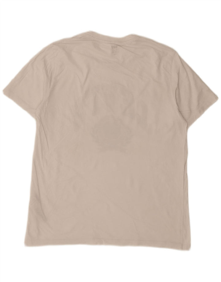 Męski T-shirt z grafiką Levi's, duży, biały, bawełniany