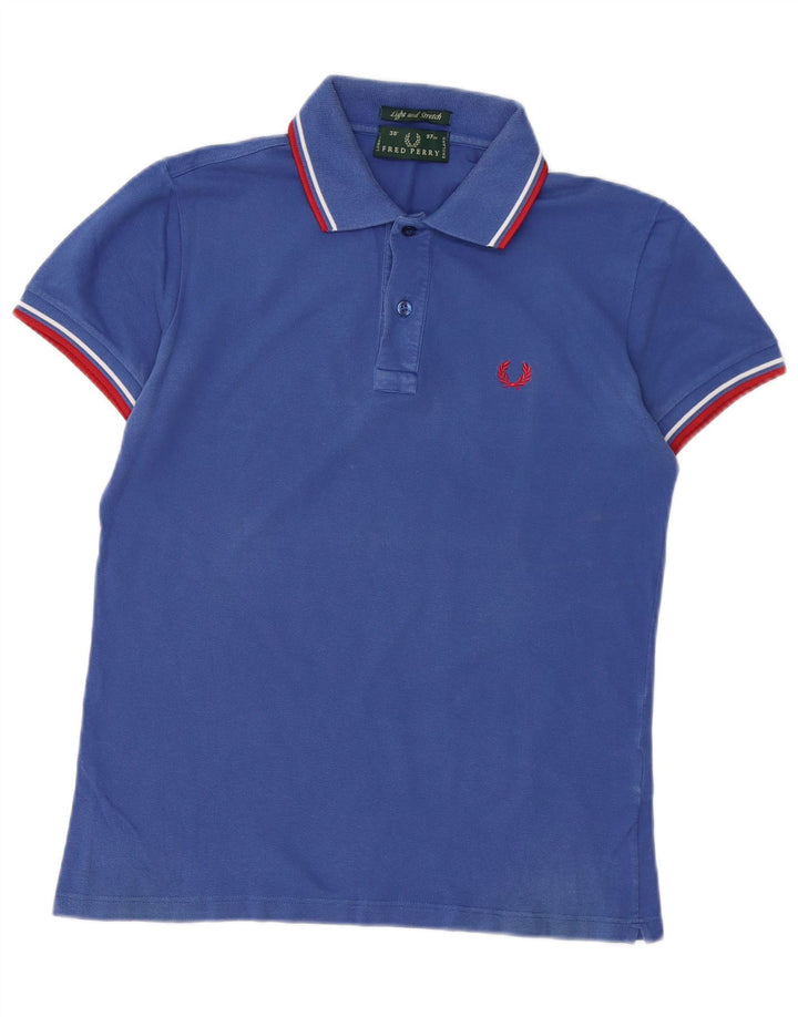 Męska koszulka polo FRED PERRY, mała niebieska