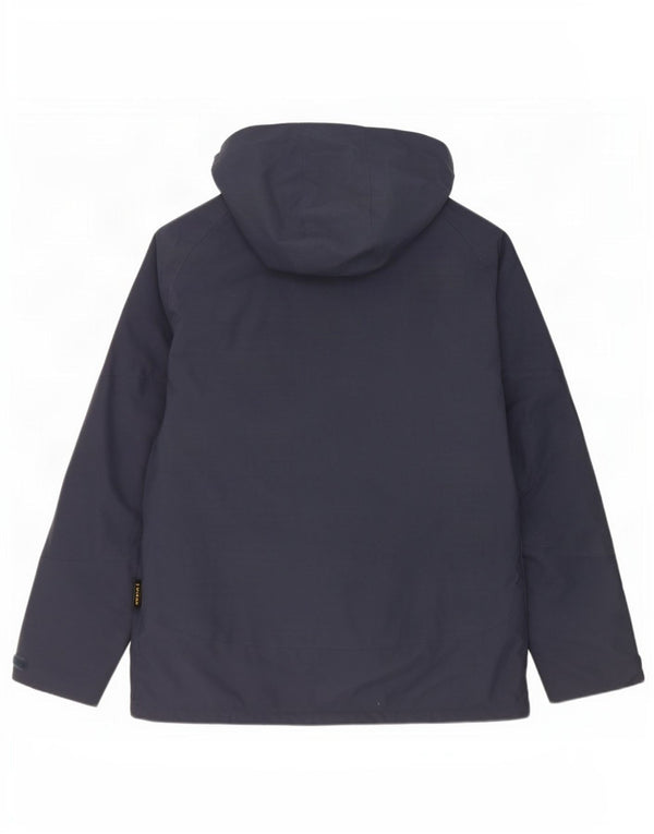 Męska kurtka wiatrówka z kapturem Jack Wolfskin UK 48 2XL Granatowy poliester