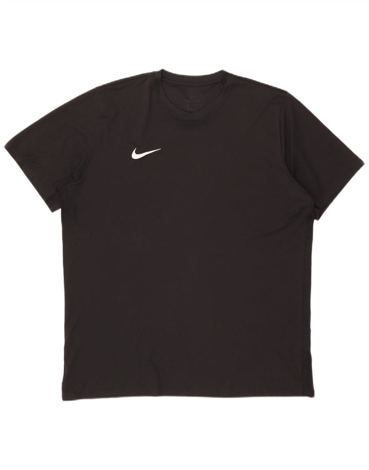 Męski T-shirt Nike Dri Fit Top 2XL Czarny Poliester