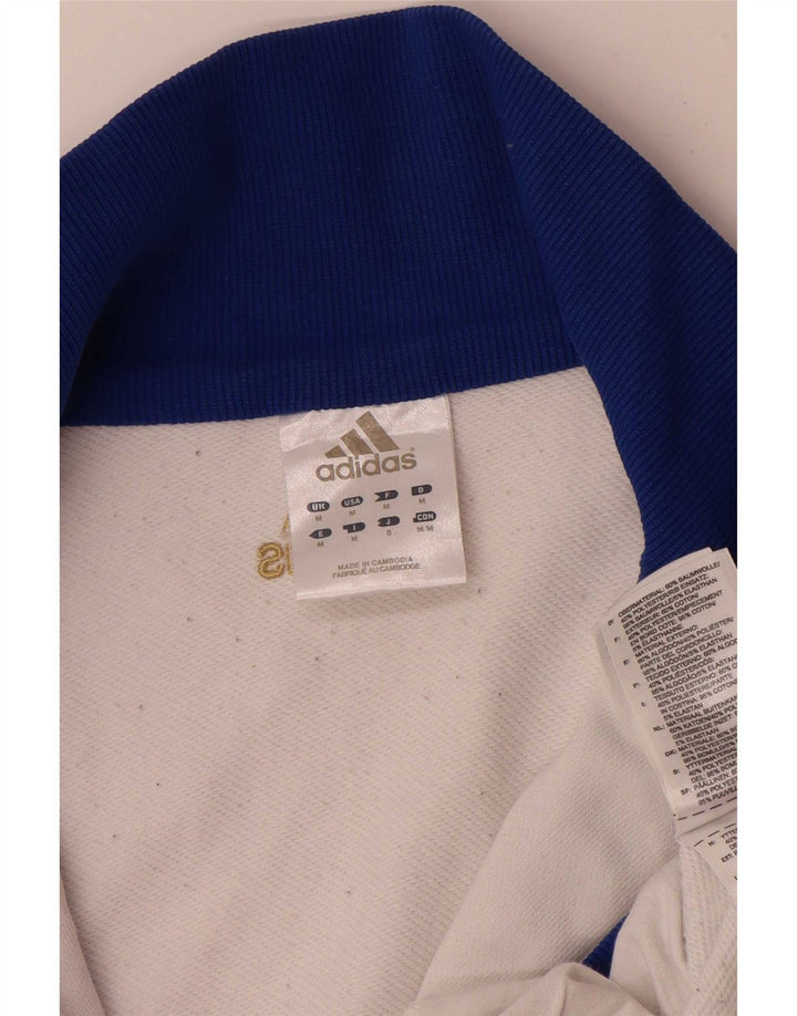 Adidas Męska bluza dresowa Top Jacket Medium White Colorblock Cotton