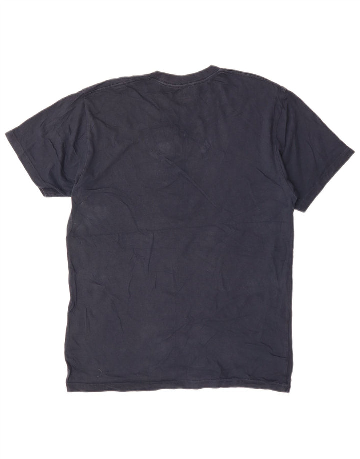 T-shirt męski VANS o klasycznym kroju, średni, granatowy, bawełniany