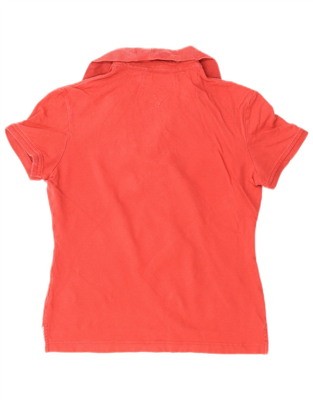 Damska koszulka polo TOMMY HILFIGER UK 10, mała, czerwona, bawełniana