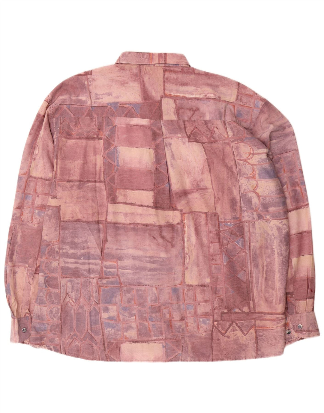 Koszula męska Jean Chatel w rozmiarze 45/46 XL Burgundowa patchworka