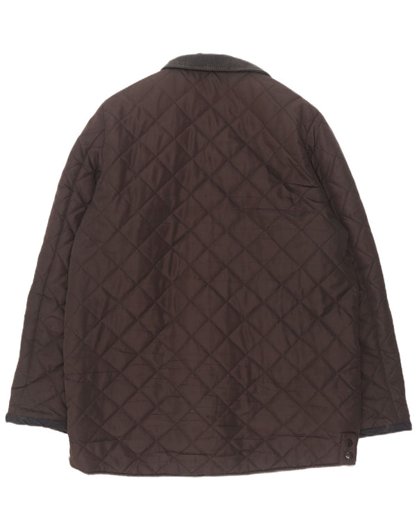 Męska pikowana kurtka Pierre Cardin UK 44 2XL Brązowa, poliester