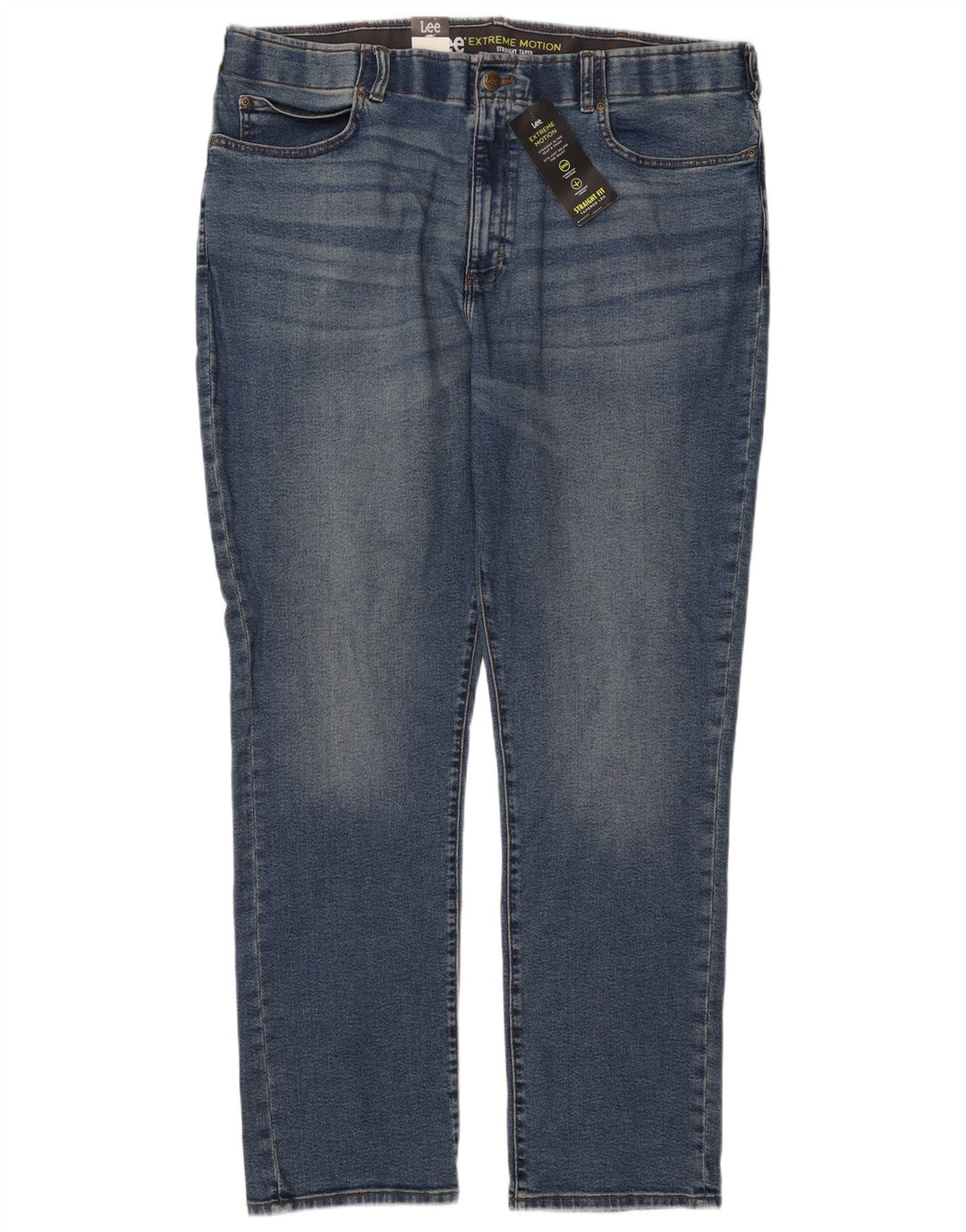 Męskie jeansy Lee Straight Tapered W44 L34 Niebieskie bawełniane