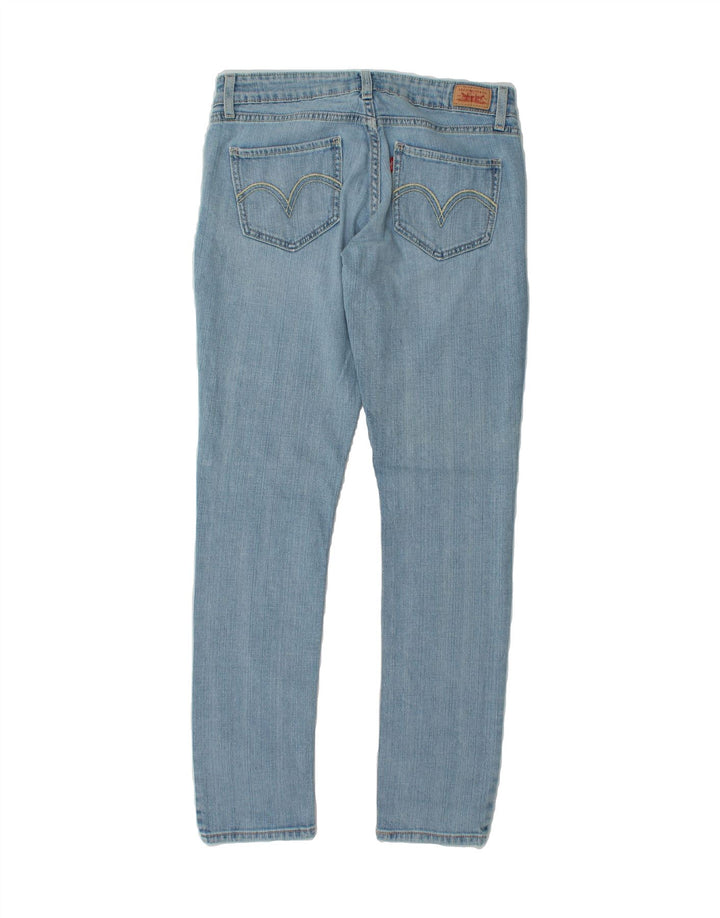 LEVI'S Womens Super Low Slim Jeans US 7 Medium W30 L29 Blue Cotton Vintage Levi's and Second-Hand Levi's from Messina Hembry 
