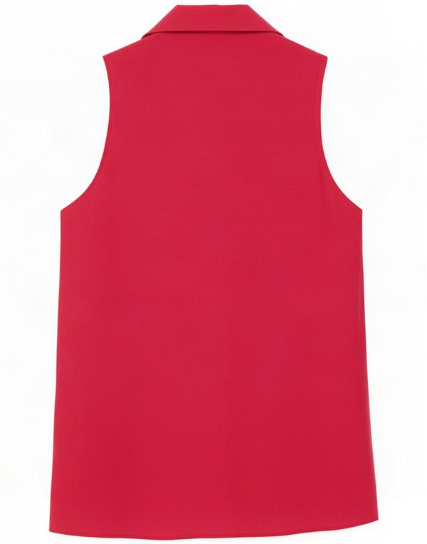 Erreuno Damska bluzka bez rękawów IT 44 Medium Pink