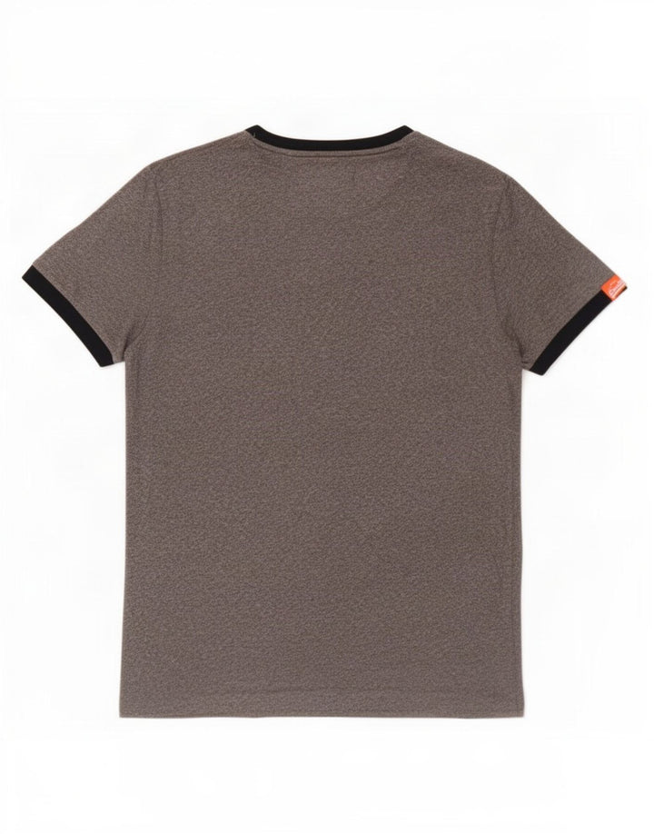 Męski T-shirt Superdry, duży, szary, bawełniany