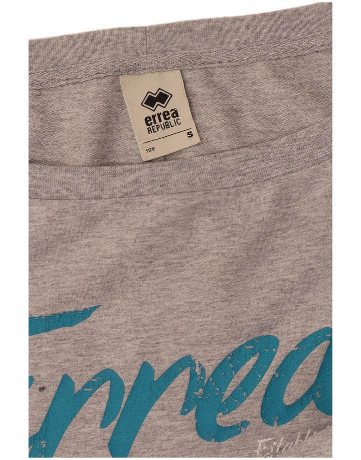 Damski sweter oversize Errea z odkrytymi ramionami, UK 10, mały szary