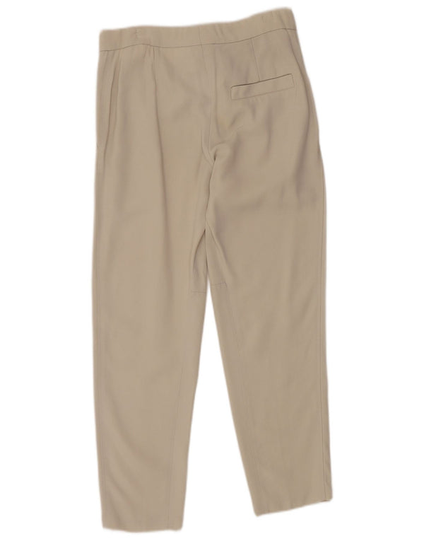 Damskie zwężane spodnie Chino Calvin Klein US 4 Small W30 L27 Beżowe