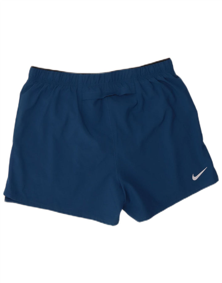 Męskie spodenki sportowe Nike Dri Fit Graphic, duże, niebieskie, poliestrowe