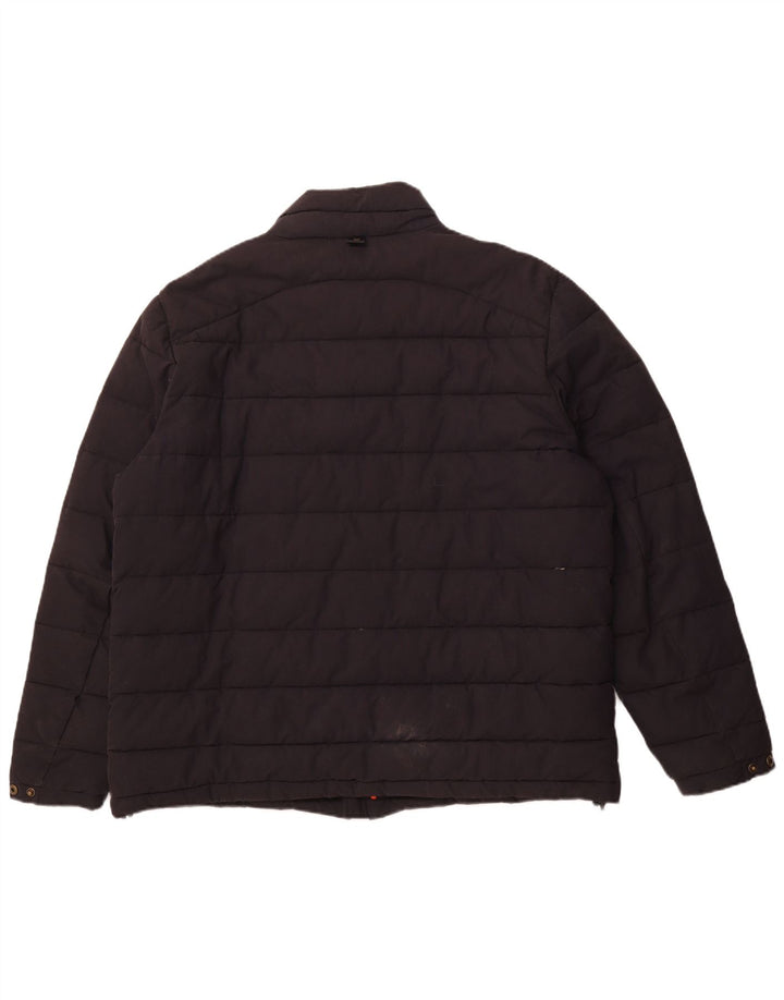 Męska ocieplana kurtka FAT FACE UK 44 2XL Czarna, bawełniana