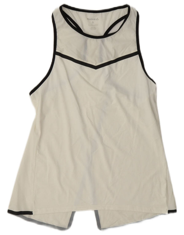 Damska kamizelka graficzna Reebok Top UK 8/10 Small White