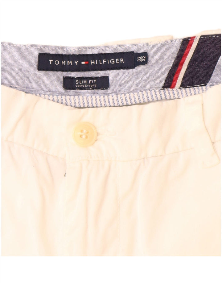 Męskie spodenki Chino Slim Fit Tommy Hilfiger W32 Medium White