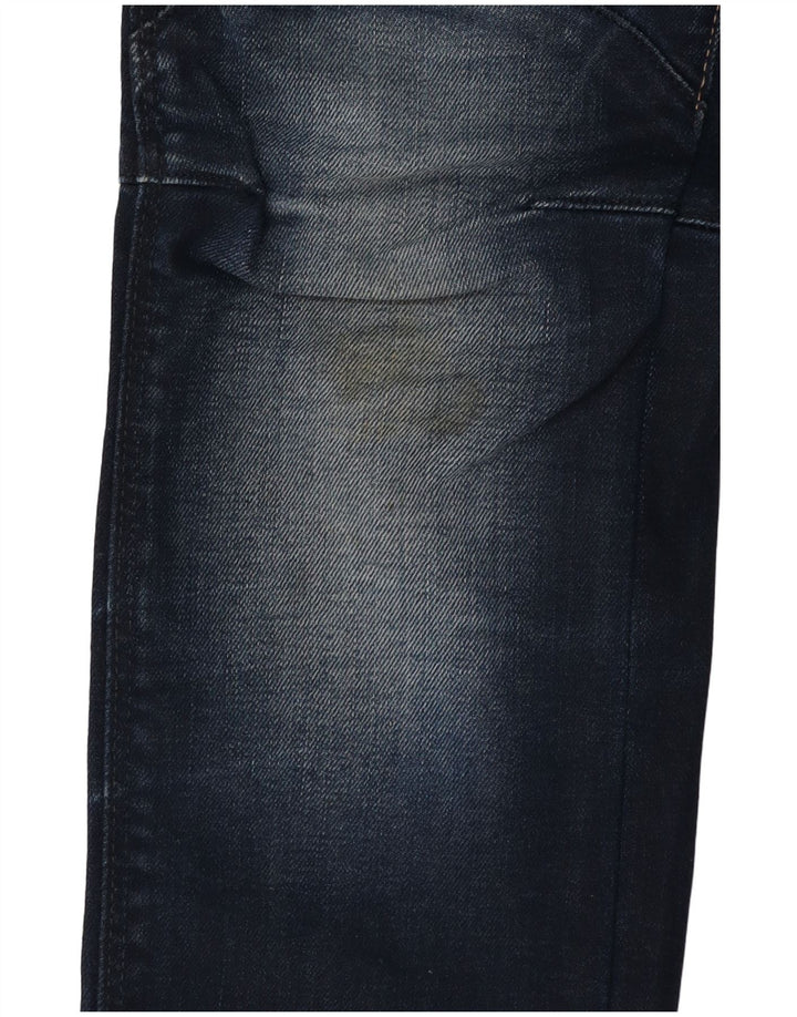 Damskie jeansy slim G-Star W27 L32 Granatowa bawełna
