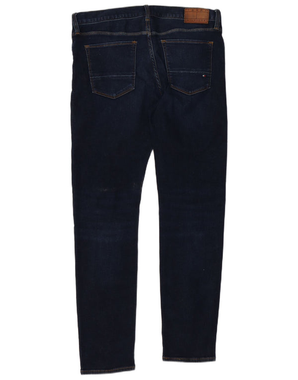 Tommy Hilfiger Męskie Layton Skinny Jeans W34 L32 Granatowa bawełna