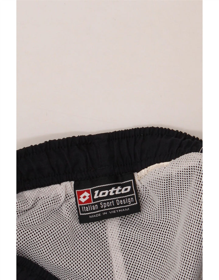LOTTO Mens Tracksuit Trousers Small  Navy Blue Colourblock Vintage Lotto and Second-Hand Lotto from Messina Hembry 