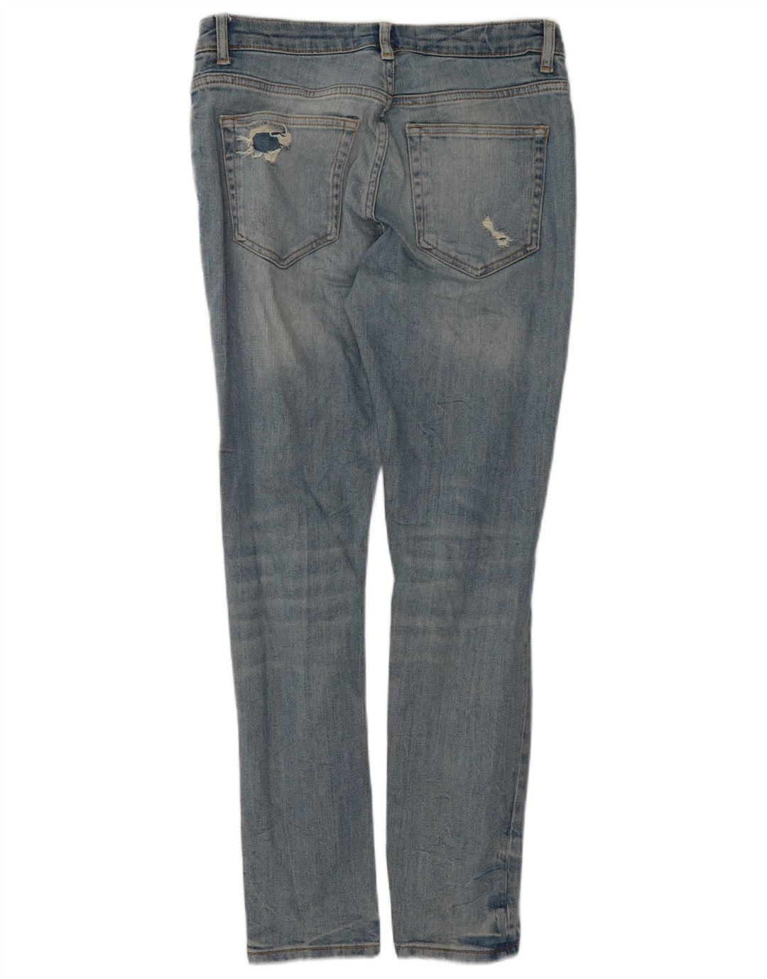 Męskie jeansy Zara w trudnej sytuacji, EU 40 Medium W31 L29, niebieska bawełna