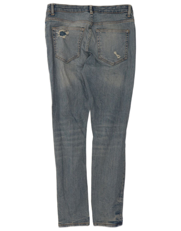 Męskie jeansy Zara w trudnej sytuacji, EU 40 Medium W31 L29, niebieska bawełna