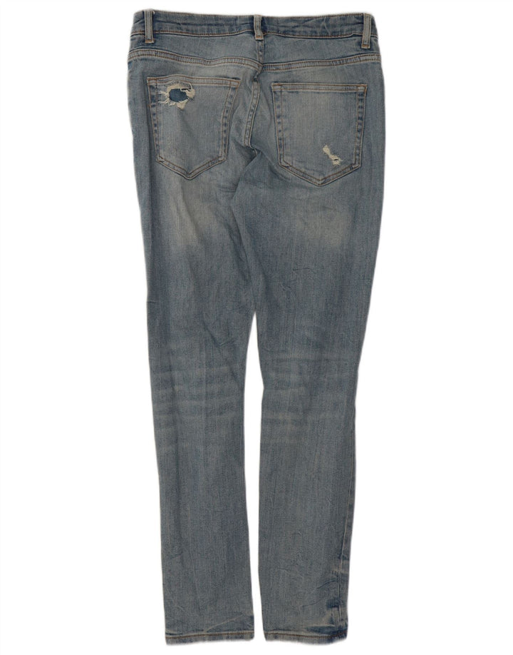 Męskie jeansy Zara w trudnej sytuacji, EU 40 Medium W31 L29, niebieska bawełna