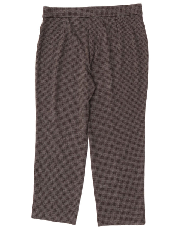 Marks & Spencer Damskie spodnie codzienne z wysokim stanem UK 16, duże, W34 L26, szare