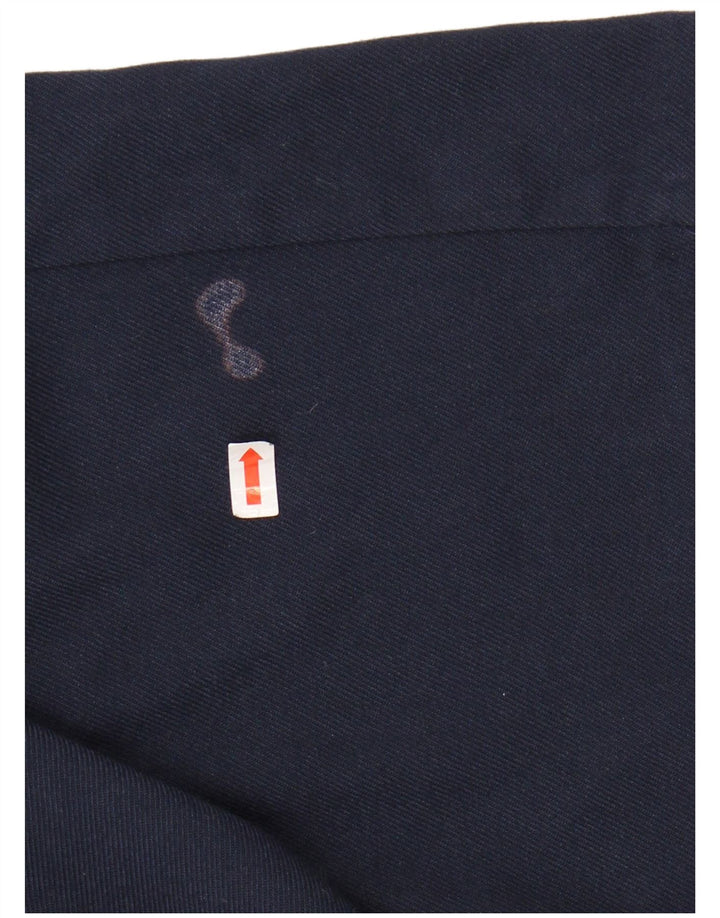 Spodnie damskie HOLLISTER z szerokimi nogawkami, średnie W30 L32 granatowe