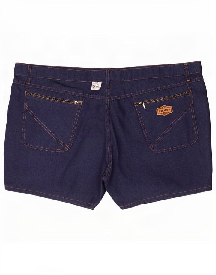 Damskie spodenki jeansowe Crown 4XL W46 granatowe