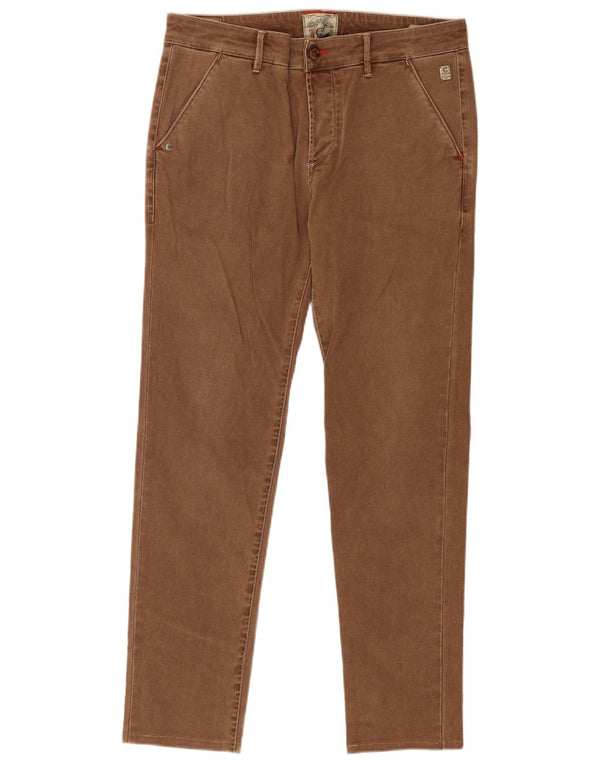 Męskie spodnie chino w kamuflażu AR i J IT 48 Medium W34 L31 Brown