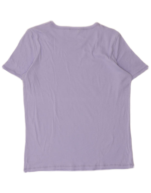 T-shirt damski Benetton Top UK 12 średni fiolet