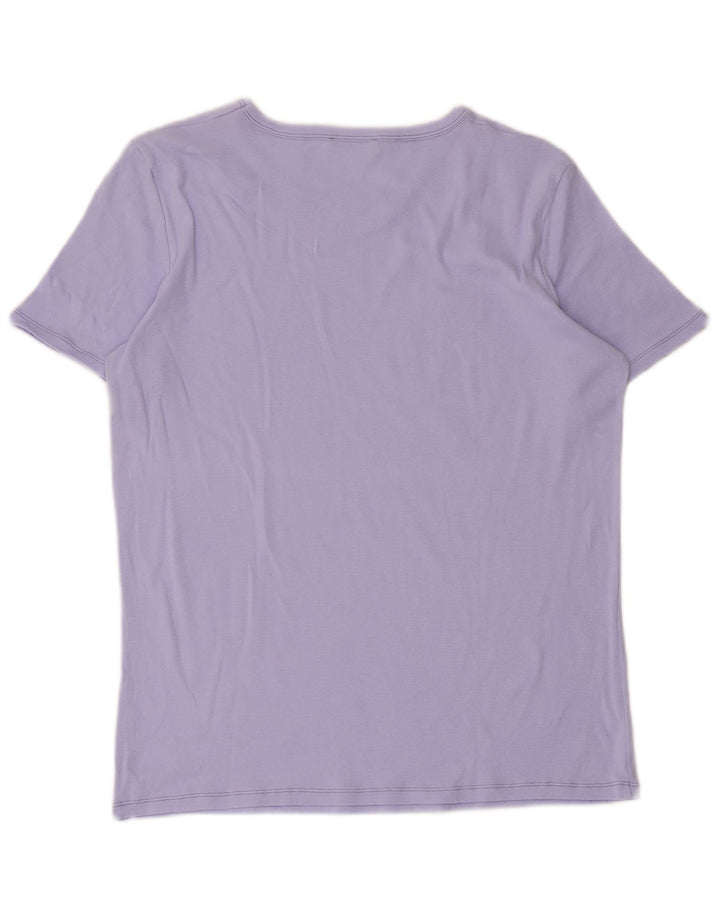 T-shirt damski Benetton Top UK 12 średni fiolet