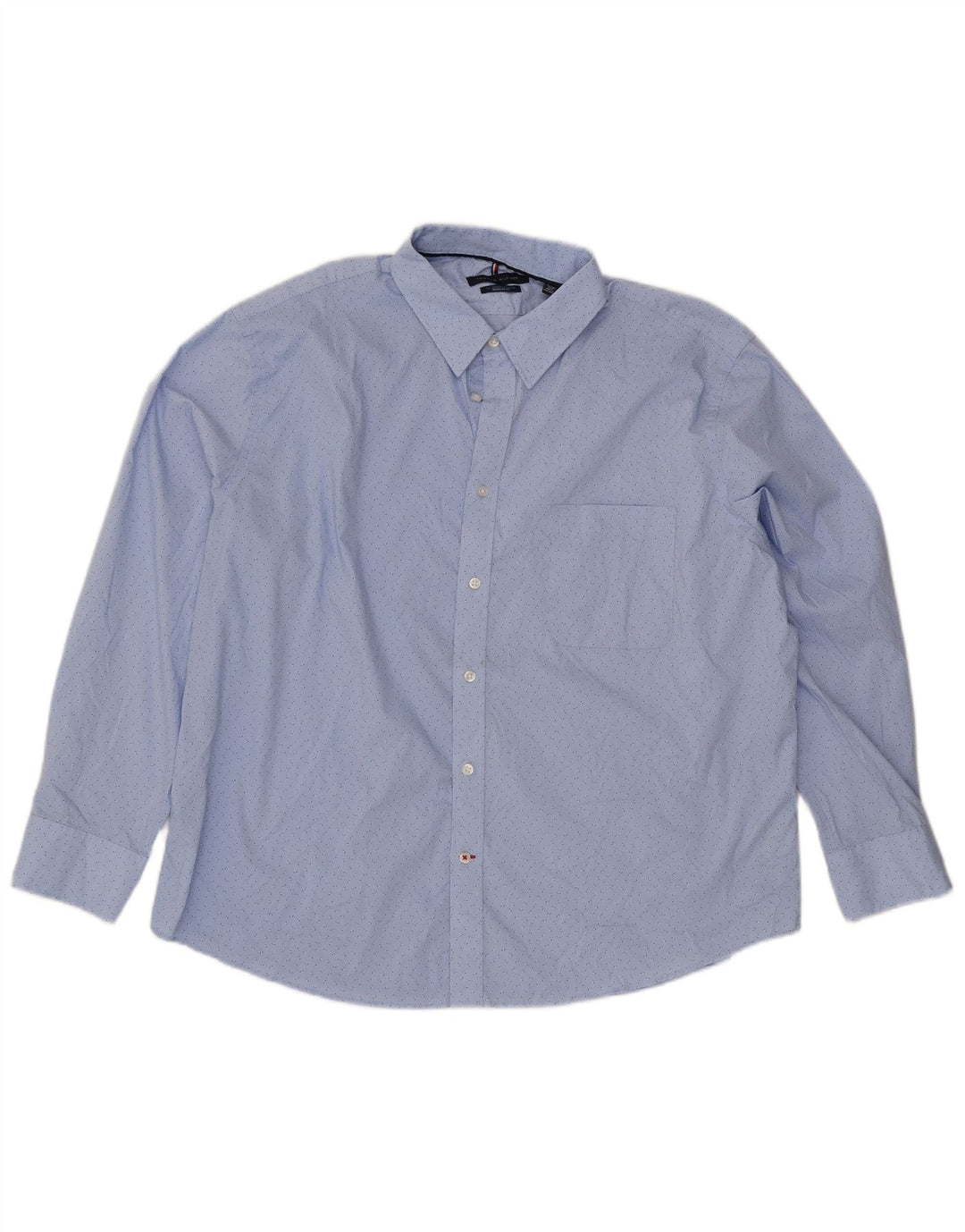 Koszula męska Tommy Hilfiger o regularnym kroju, rozmiar 18 1/2 2XL, niebieska w kropki
