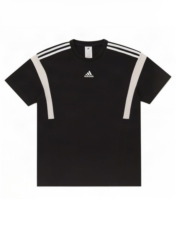Adidas Męska koszulka Top Medium Black Colorblock Cotton