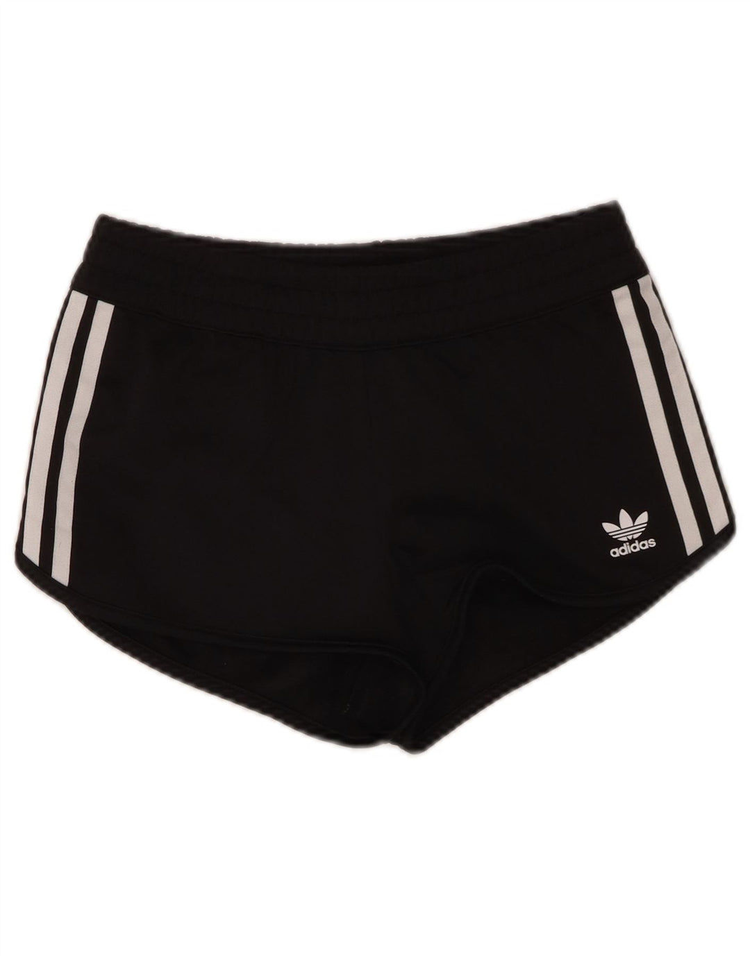 Damskie spodenki sportowe Adidas UK 10, małe, czarne, poliestrowe