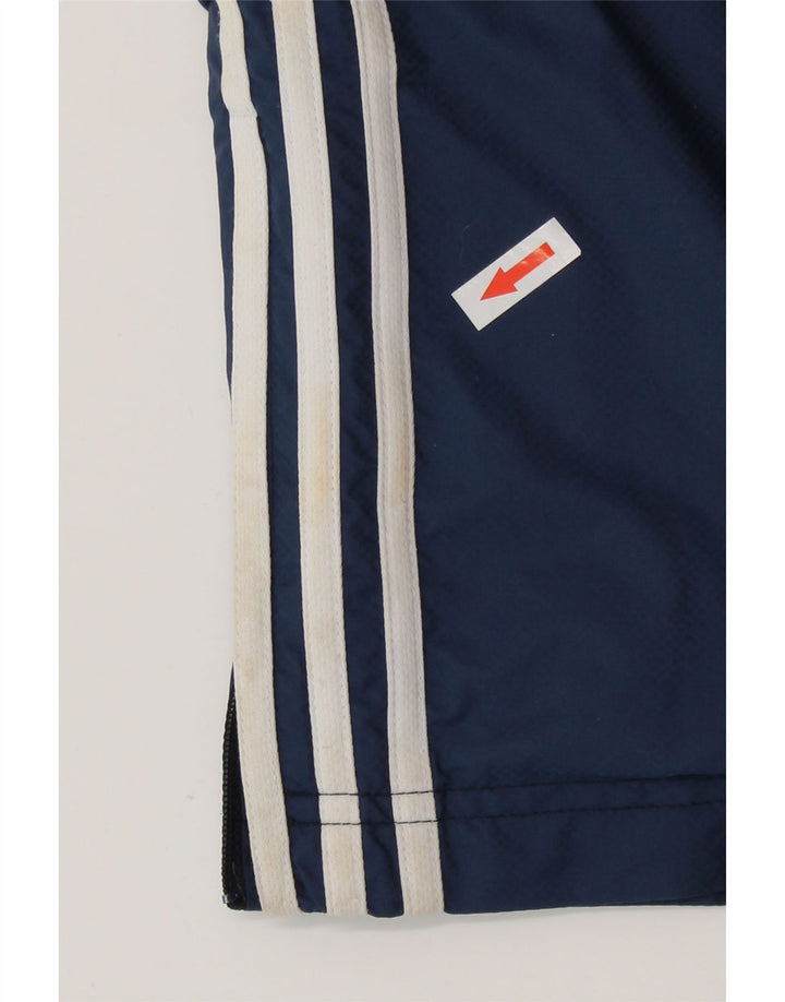 Męskie spodnie dresowe Adidas, duże, granatowe, nylonowe