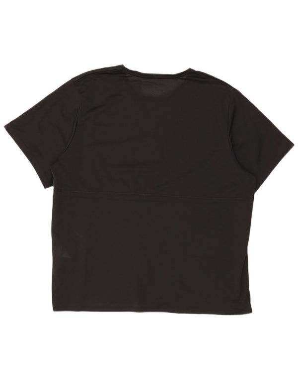 Męski T-shirt Nike Dri Fit Top 2XL Czarny Poliester