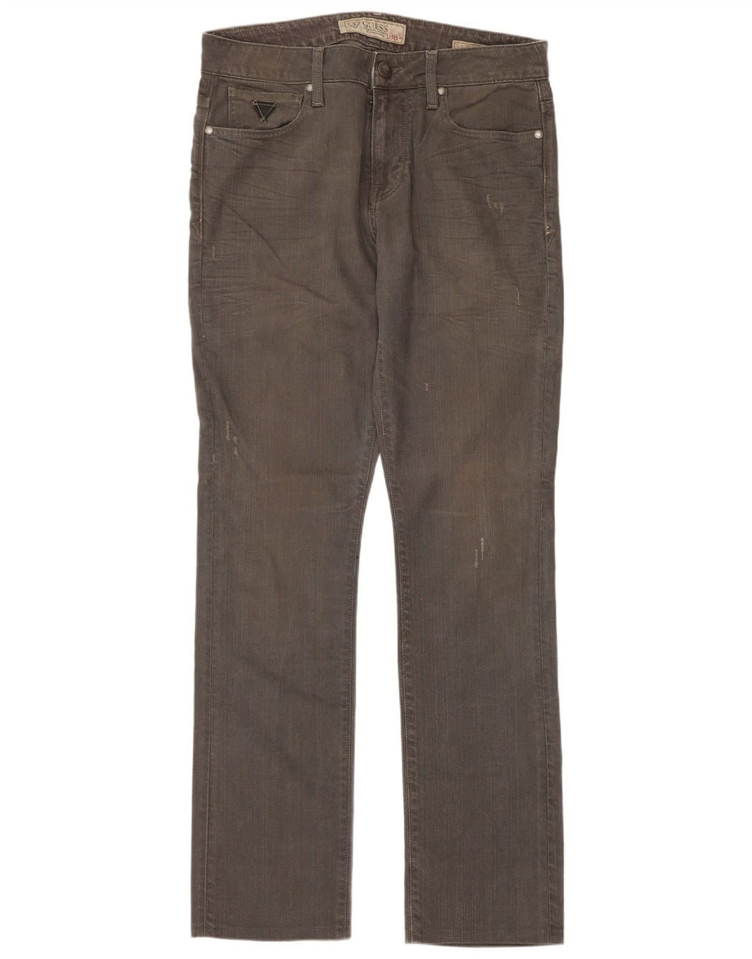 Męskie jeansy Guess w trudnej sytuacji W32 L32, szare, bawełniane