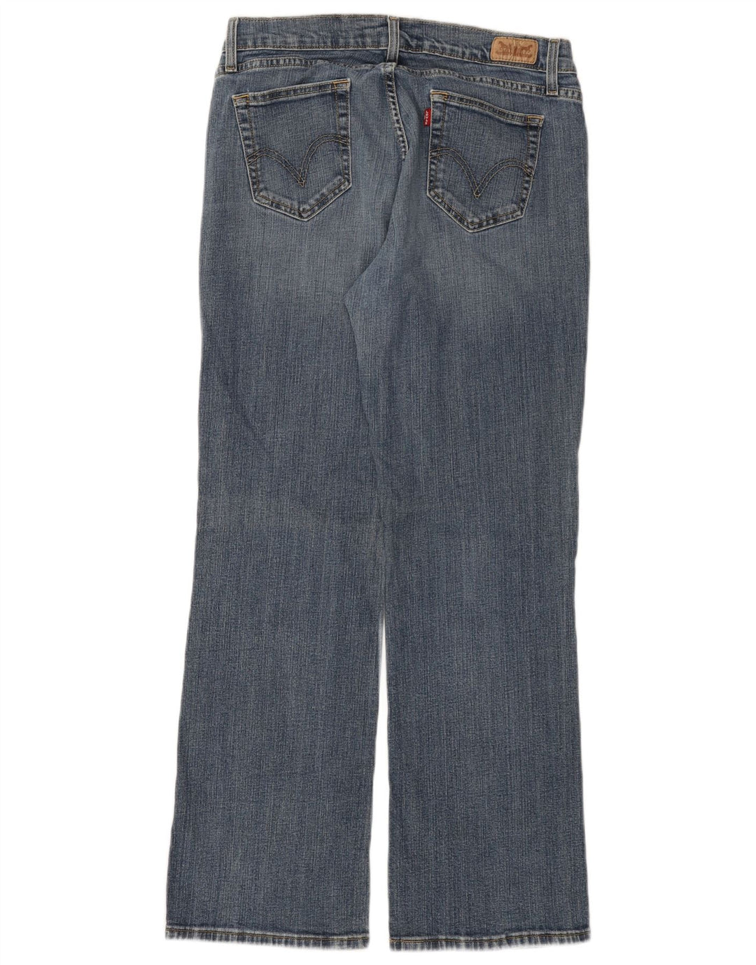 Damskie jeansy LEVI'S 529 Curvy Bootcut W32 L32 Niebieskie bawełniane