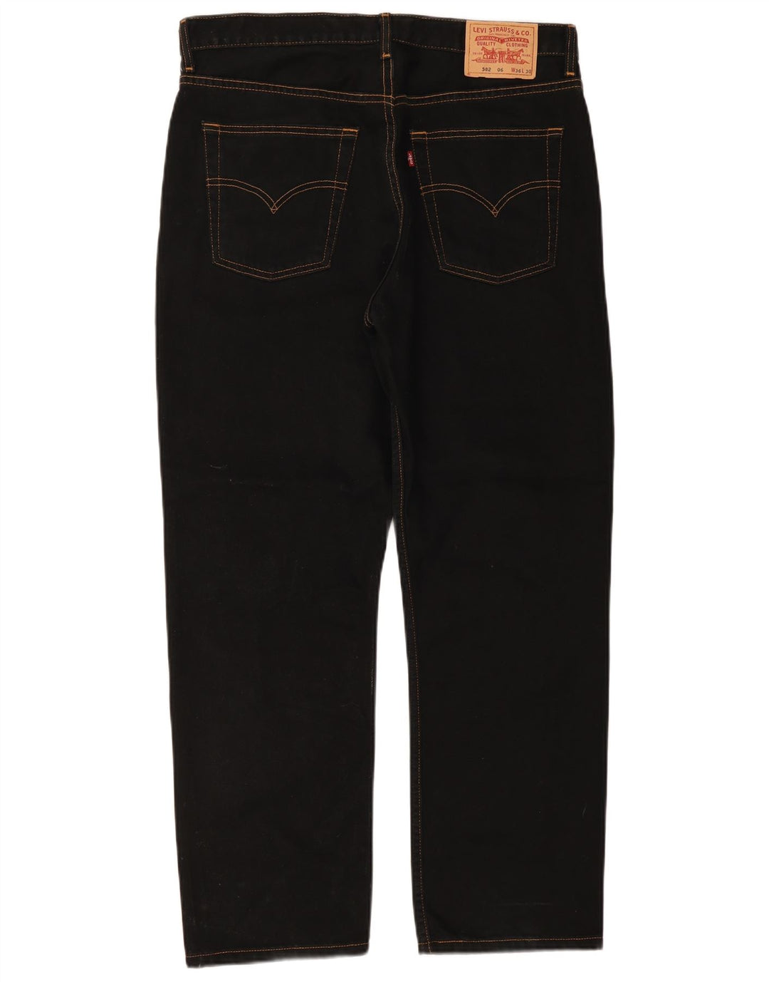 Męskie jeansy Levi's 582 Straight W36 L30 Czarne