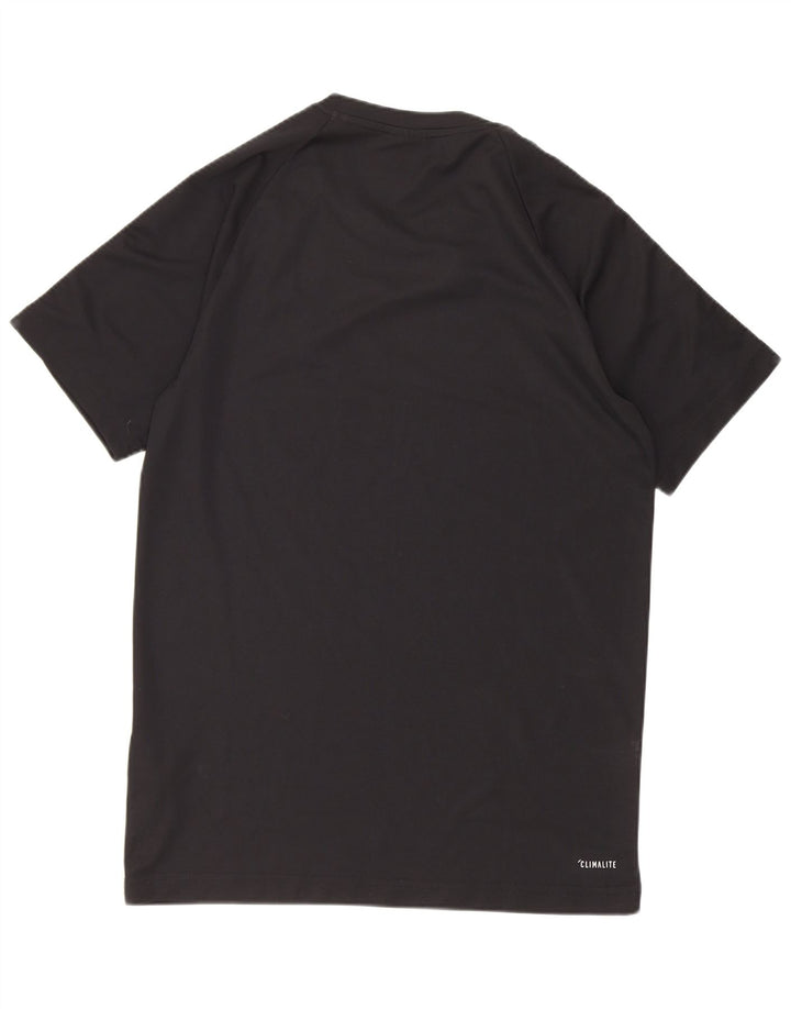 Adidas Męska koszulka Climalite Top, mała, czarna, z poliestru