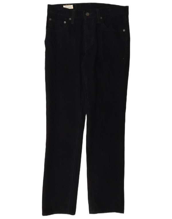 Męskie spodnie sztruksowe Levi's 511 Slim W30 L32 Granatowa bawełna