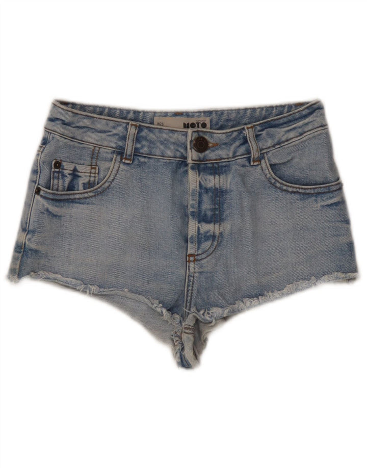 Damskie spodenki jeansowe Topshop W26 Małe, niebieskie, bawełniane