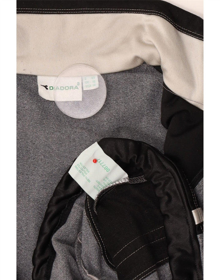 Damska bluza dresowa typu oversize Diadora UK 18 XL w kolorze szarym