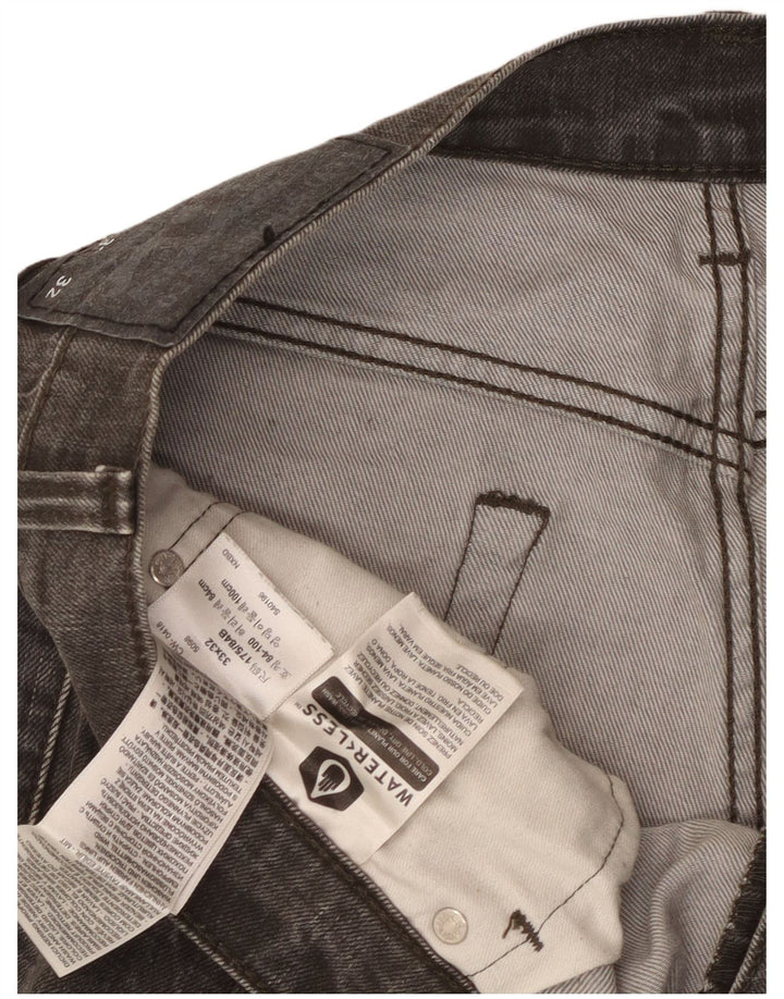 Męskie jeansy Levi's 541 Straight W33 L32 Szara bawełna