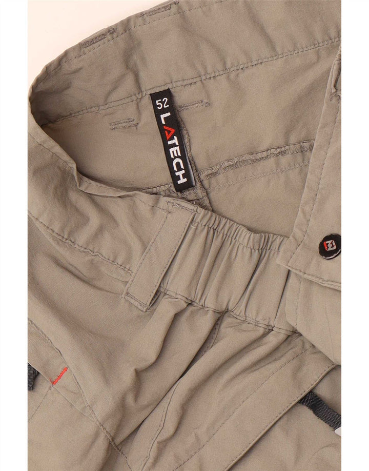 Męskie spodenki cargo w stylu vintage IT 52 XL W38 szare