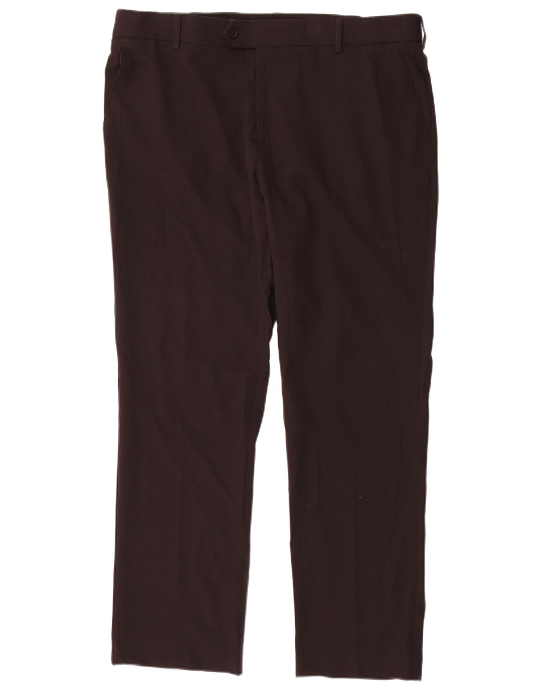 Męskie proste spodnie garniturowe Farah W40 L31 Czarny poliester