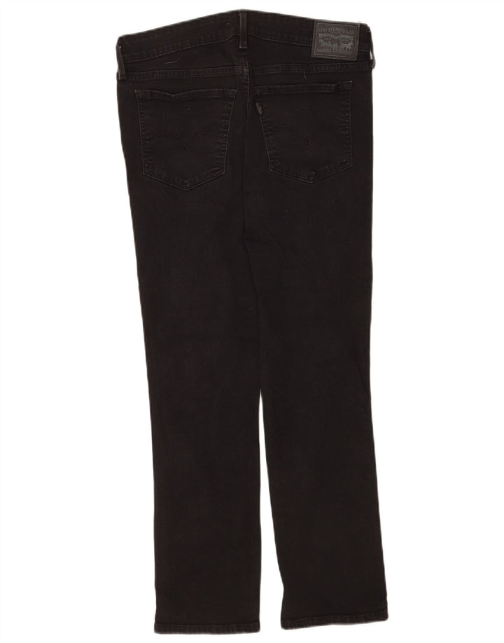 Damskie jeansy Levi's 712 Slim W29 L27 Czarna bawełna